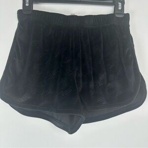 Juicy Couture Sleep‎ Shorts Size Medium Black Velour Y2K